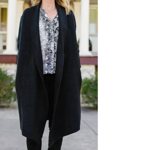 Pink Martini Sweaters Nwt Pink Martini Stockport Cardigan In Black